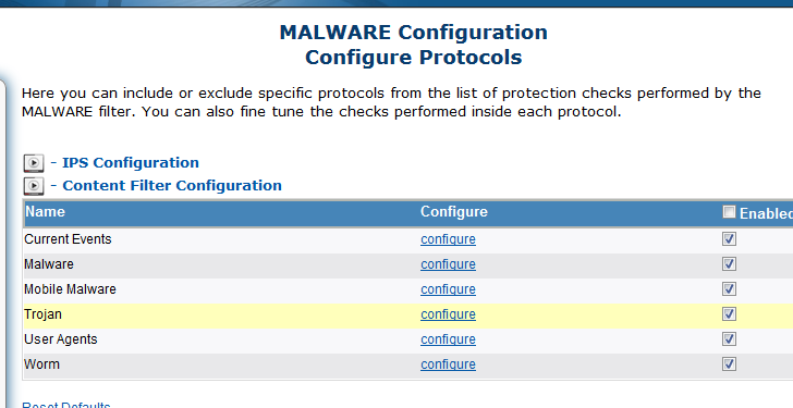 SecPoint Protector Malware Block